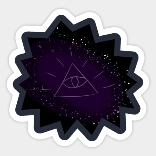 Eye in Nebula Sticker